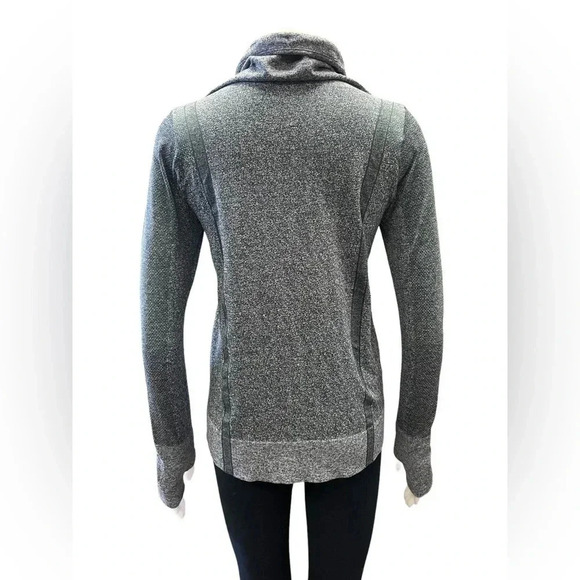 Under Armour Threadborne Seamless Grey Funnel  Neck Size Medium - Picture 3 of 9